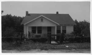 Photograph of the remodeled home of Mr. and Mrs. John Mulholland, Manchester, Georgia