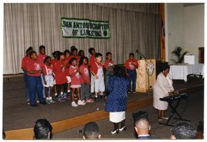 Boys and Girls Performing at Martin Luther King Middle School