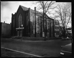 Mt. Jezreel Bapt[ist] Church Exterior, Feb[ruary] 1964 [cellulose acetate photonegative]