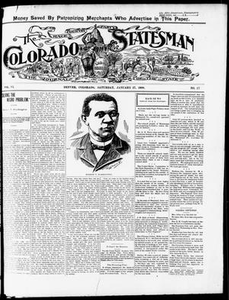 The Colorado Statesman (Denver, Colo.), Vol. 6, No. 17, Ed. 1 Saturday, January 27, 1900