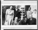 [Eight members of the Brotherhood of Sleeping Car Porters, Canadian Pacific Railroad Division]