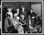 Charlotta Bass and a group of women attend a social function, circa 1951-1960, Los Angeles