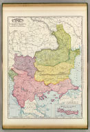 Rand, McNally & Co.'s indexed atlas of the world map of Turkey in Europe, Roumania, Servia, Bulgaria, and Montenegro. (with) Crete or Candia on the same scale. Copyright 1892, by Rand, McNally & Co. (Chicago, 1897) Rand, McNally & Co.'s indexed atlas of the world containing large scale maps of every country and civil division upon the face of the globe, together with historical, descriptive, and statistical matter relative to each ... Accompanied by a new and original compilation forming a ready reference index ... Engraved, printed and published by Rand, McNally & Company, Chicago and New York, U.S.A., 1897. (on verso) Copyright, 1894, by Rand, McNally & Co., Chicago ... (complete in two volumes) Turkey In Europe.