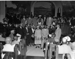 Congregants at church, Los Angeles, 1956