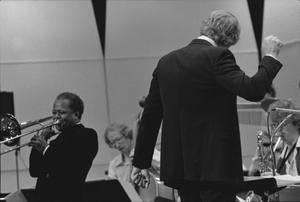 Photograph of Slide Hampton and Neil Slater