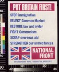 Put Britain first! : Stop immigration, reject Common Market, ...