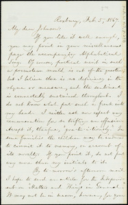 Letter from William Lloyd Garrison, Roxbury, [Mass.], to Oliver Johnson, Feb. 5, 1867