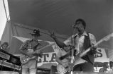 Delta Blues Festival: Roosevelt Boony Barnes and the Tangents, performers on stage, shot of the audience (DBF-1982 #253)