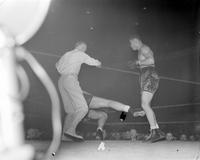 Boxing Matches; Joe Louis vs. Abe Simon.