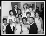 Group photograph of social function, Los Angeles, ca. 1951-1960