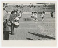 Marching Band on a Football Field, circa 1957