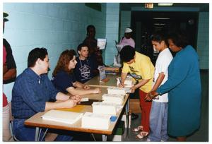 Group of People at Health Fair