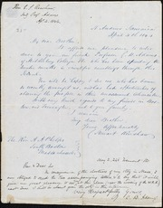 Letter to] My dear Brother [manuscript