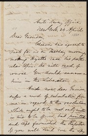 Letter to] Dear Garrison [manuscript