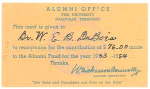 Contribution card