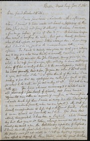 Letter to] Dear friend Richard Webb [manuscript