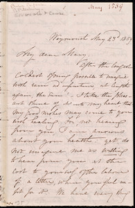 Letter from Maria Weston Chapman, Weymouth, [Mass.], to Mary Anne Estlin, May 23, 1859