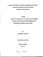A study of the effect of foster care reunification services on family reunification among children under the age of eighteen, 1997