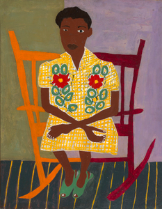 Portrait of Woman in Rocking Chair