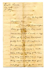 Correspondence to Lucadia Pease from E.M. Pease