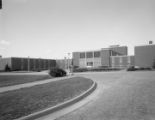 New buildings on the campus of Tuskegee Institute in Tuskegee, Alabama.