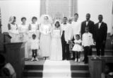 The wedding party of Freddie and Susie Sanders Hubbard.