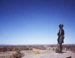 General Warren statue, Little Round Top, Gettysburg, Pennsylvania