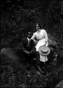 Addison and Mamie Scurlock [glass plate photonegative]