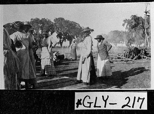 Photograph of party at Hofwyl Plantation, Glynn County, Georgia, not after 1915