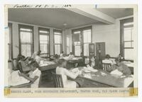 Young Women in Sewing Class, Home Economics Department, circa 1945