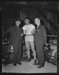 Joe Louis in the boxing ring