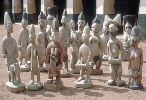 The Shango shrine of the Timi of Ede, Ede, Nigeria