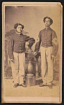 [Sergeant Major William L. Henderson and Hospital Steward Thomas H.S. Pennington of 20th U.S. Colored Troops (USCT) Infantry Regiment in uniform]