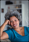 Toni Morrison [author, at her upstate New York home]