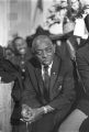 Ben "Sunshine" Owens seated at Tabernacle Baptist Church in Selma, Alabama, probably listening to Martin Luther King, Jr., speak.