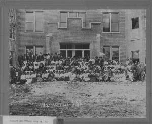 Faculty and Student Body, 1912