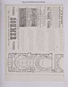 New York Symphony Minutes of the Board of Directors, folder 2 of 2, Apr 05, 1884 - Mar 06, 1893