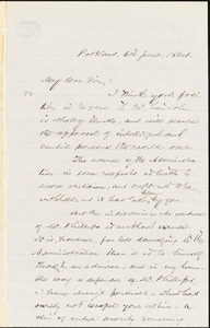 Thumbnail for Letter from Charles Augustus Stackpole, Portland, [Maine], to William Lloyd Garrison, 1864 June 6th