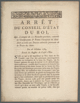 Arrêt du Conseil d'état du roi, qui, à compter du 10 novembre prochain, convertit en gratifications et primes l'exemption du demi-droit accordée aux denrées coloniales provenant de la traite des noirs