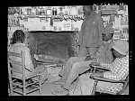 [Untitled photo, possibly related to: Negroes, descendants of former slaves of the Pettway Plantation. They are living under primitive conditions on the plantation. Gees Bend, Alabama]