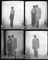 Set of negatives by Clinton Wright of a couple, 1965