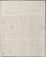 Letter to] My Dear Debora[h] [manuscript