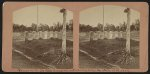 Graves of the six men hung at Andersonville, Ga., July 11th, 1864