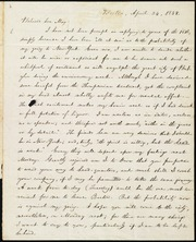 Letter to] Beloved bro[ther] May [manuscript