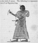 Representation of an Egyptian king