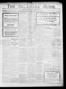 The Oklahoma Guide. (Guthrie, Okla. Terr.), Vol. 12, No. 35, Ed. 1 Thursday, December 15, 1904 The Okla. Guide