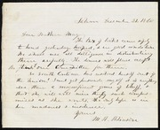 Letter to] Dear brother May [manuscript