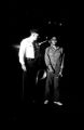 Police Chief Drue Lackey standing with Richard Boone, during a civil rights demonstration in Montgomery, Alabama.