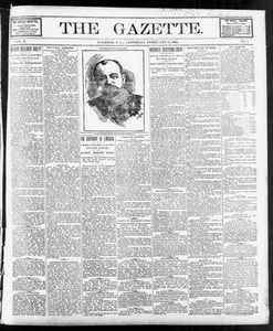 The Gazette. (Raleigh, N.C.), Vol. 10, No. 1, Ed. 1 Saturday, February 19, 1898