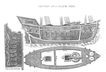 Section of a Slave Ship. From Walsh's Notes of Brazil